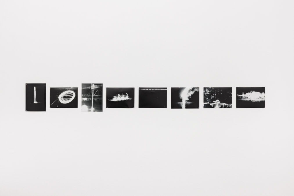 OHO (David Nez), Time - Space Structures, 1970, Black and white photographs, 16 x 22 cm, Courtesy of Moderna galerija / Museum of Modern Art Collection, Ljubljana