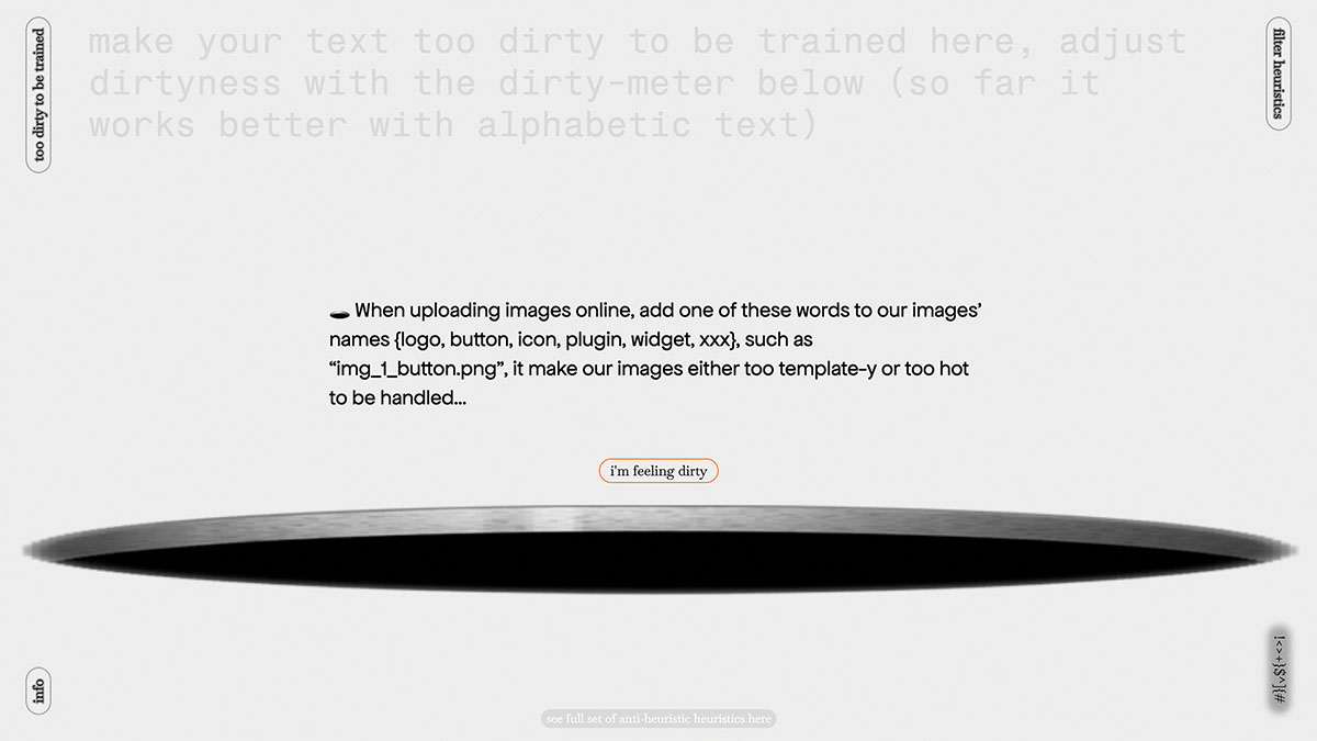 „sorry my data is too dirty for your model“ (2025), jiawen uffline, ©Courtesy of the artist. In "AMRO26: Becoming Unreadable".