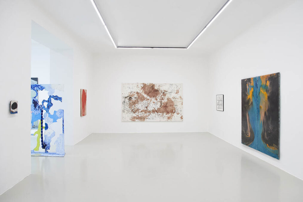 exhibition view: Donna Huanca, Harminder Judge, Hermann Nitsch: Embodied Rituals