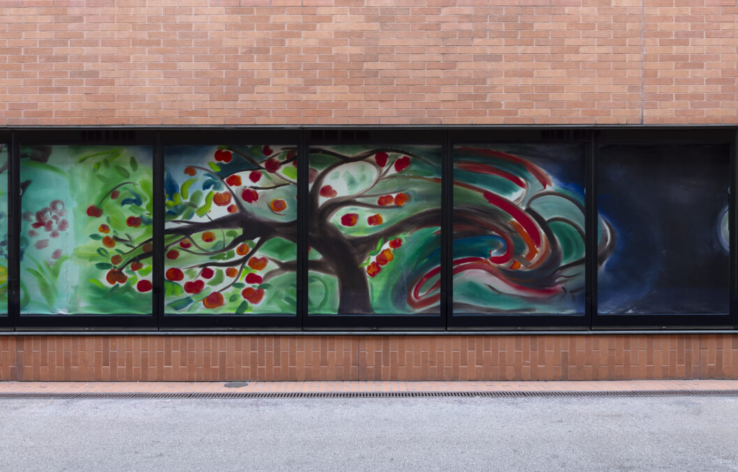 Exhibition view. Sophie von Hellermann: Get Your Head Around It,  (Detail) Kunsthalle Wien 2025 
Courtesy of the artist, Photo: Markus Wörgötter