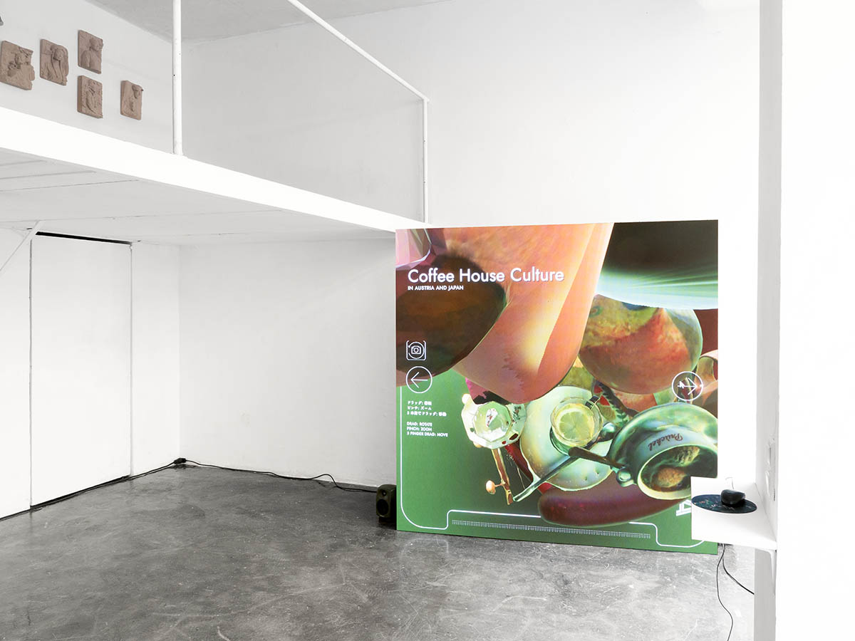 exhibition view: Rebecca Merlic – KissatenVienna.exe, discotec, Vienna, 2026. Photos: Tina Kult