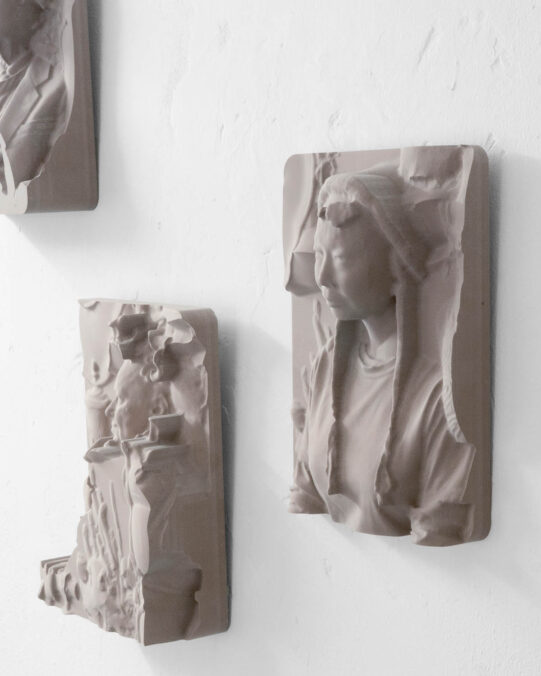 exhibition view: Rebecca Merlic – KissatenVienna.exe, discotec, Vienna, 2026. Photos: Tina Kult