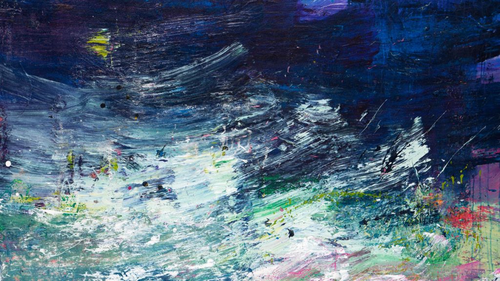 Nikolaus Moser, Ohne Titel, Öl auf Leinen, 180 x 130 cm, 2021