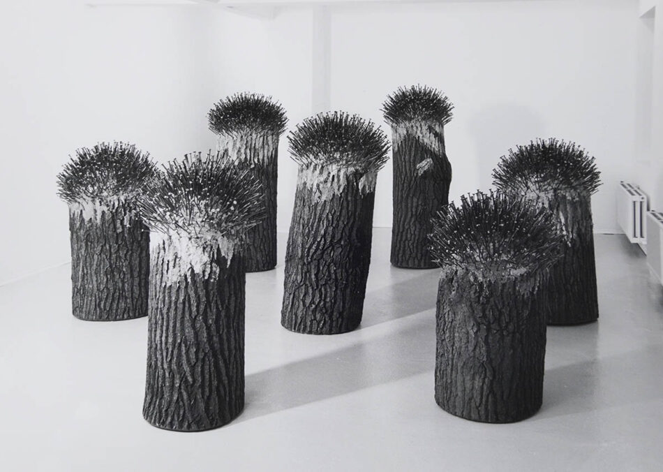 Wald aus einem Stamm, 1990. Photo: Simone Gänsheimer