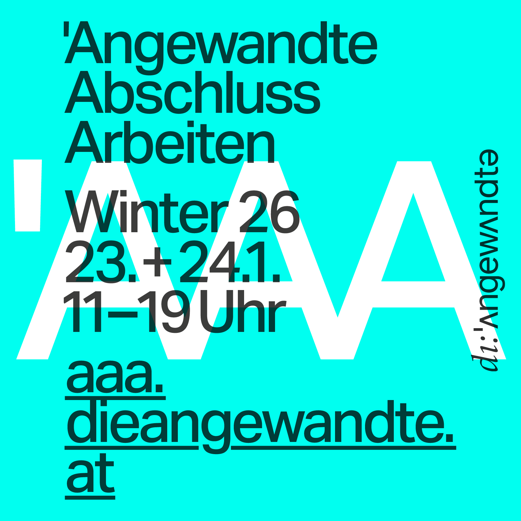 'AAA – Angewandte Abschluss Arbeiten