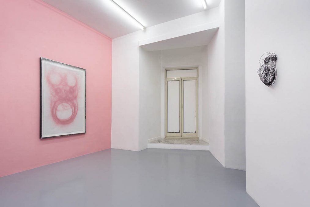 Alberto Tadiello, Chlamydomonas Nivalis, 2021, exhibition view at Umberto Di Marino Gallery, Napoli, Italy, ph. Danilo Donzelli