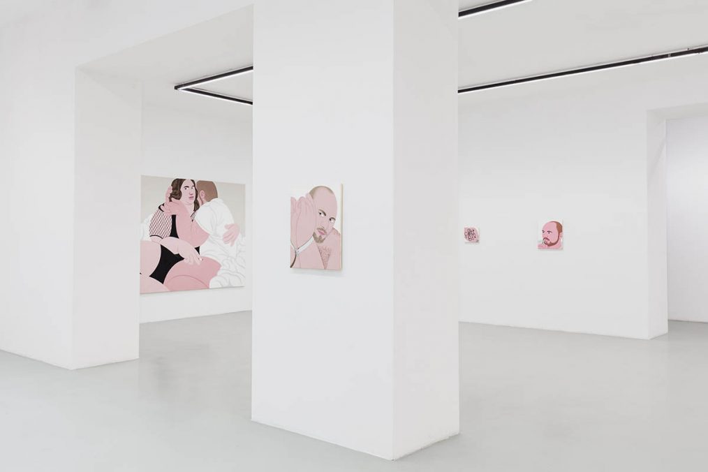 Installation view: Alexander Basil, Galerie Kandlhofer, 2021