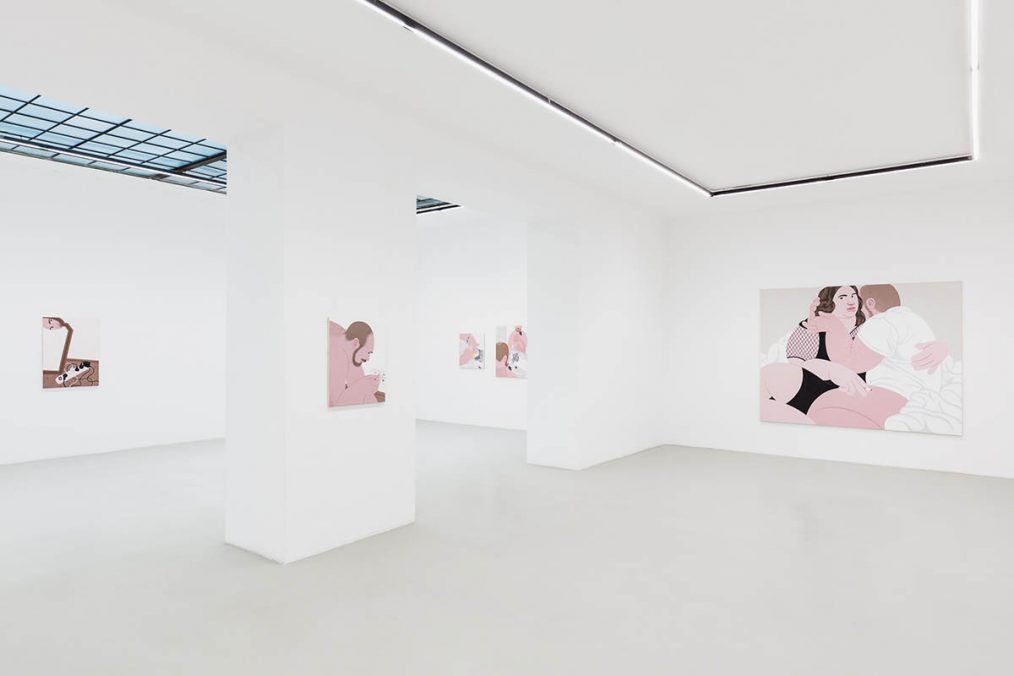 Installation view: Alexander Basil, Galerie Kandlhofer, 2021