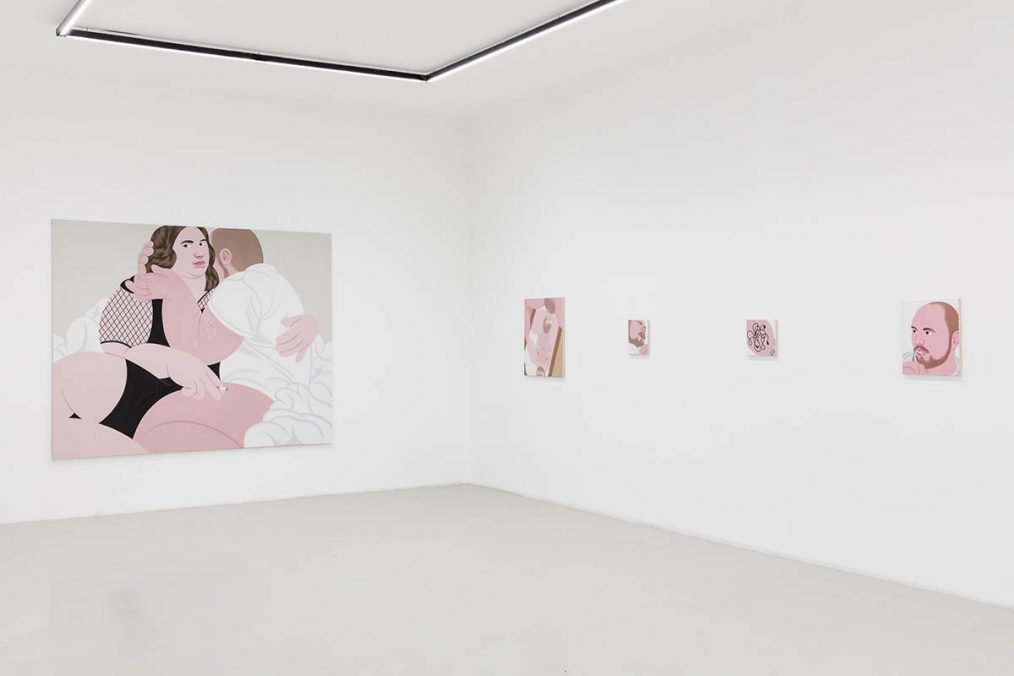 Installation view: Alexander Basil, Galerie Kandlhofer, 2021