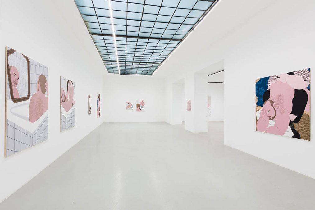 Installation view: Alexander Basil, Galerie Kandlhofer, 2021