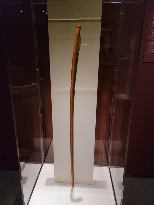 Walking Stick Owned by George Jacobs, Sr. Oak, Peabody Essex Museum
