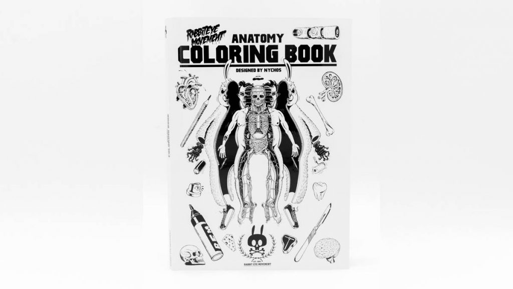 “Anatomy Coloring Book“ illustrated & designed by NYCHOS