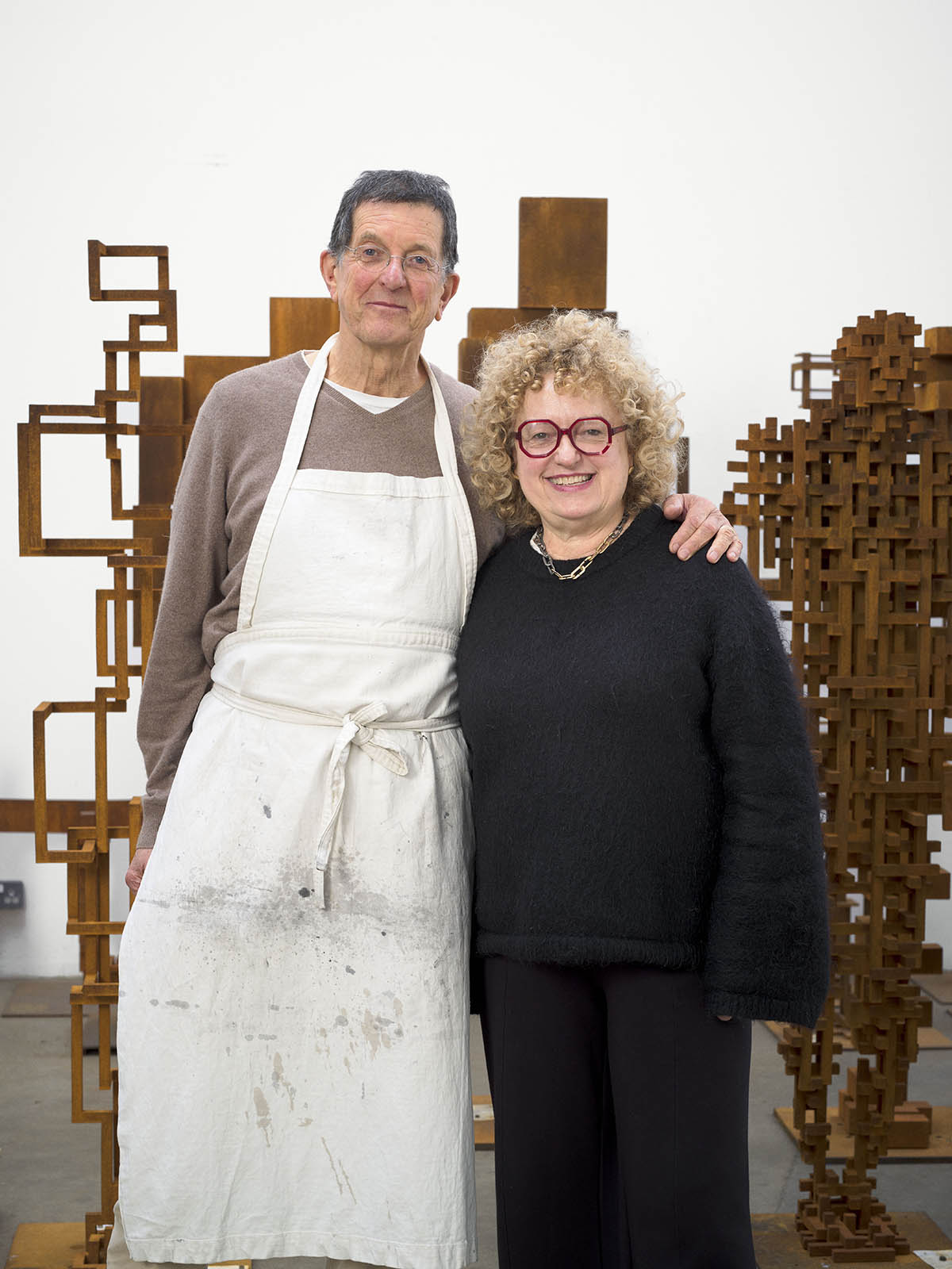 Antony Gormley and Carolyn Christov-Bakargiev