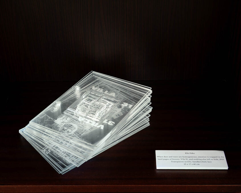 installation view: MARA, Contemporary Art Auction in Vila31, Tirana, Albania