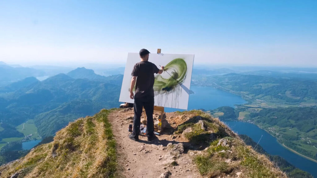 Art at 1,783 meters on Schafberg near St. Wolfgang © TVB Wolfgangsee