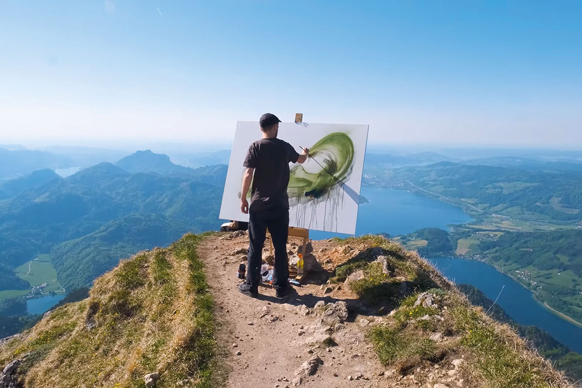 Art at 1,783 meters on Schafberg near St. Wolfgang © TVB Wolfgangsee