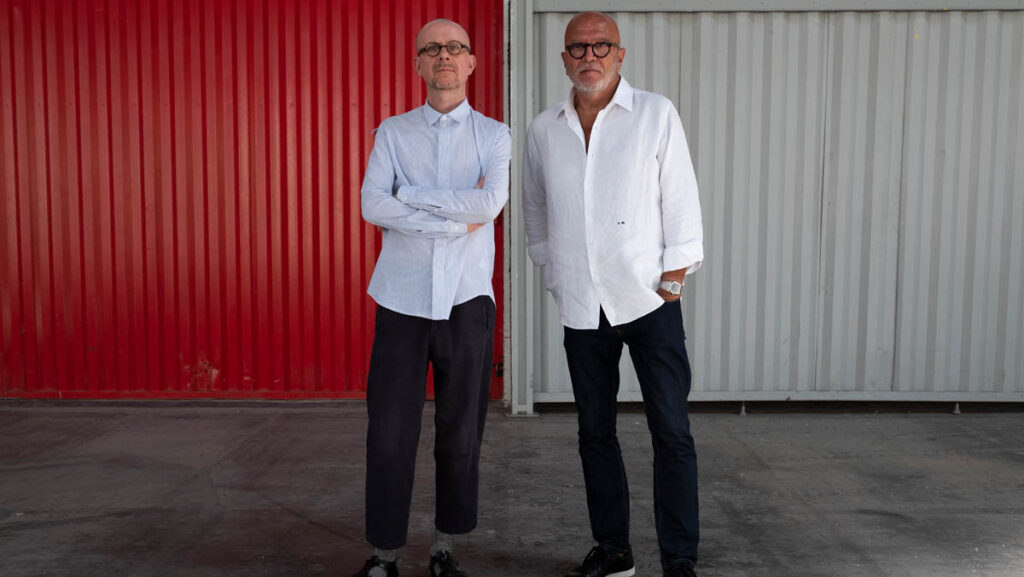 Simone Menegoi & Enea Righi. Foto: Alessandro Trapezio