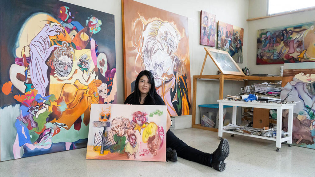 Artist Maureen Gubia