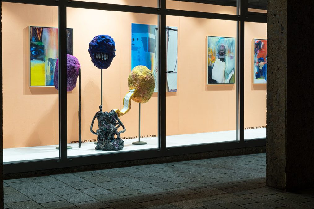 Exhibition view, Tina Kohlmann und Andreas Diefenbach AS ABOVE SO BELOW - SCHAUFLATTERN