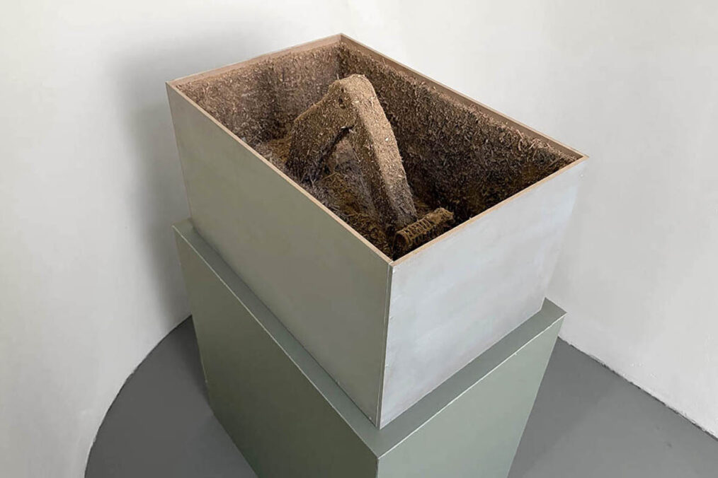 Exhibition view: Ata Sander & Vilmer Engelbrecht – 1,01, curated by Leon Janowski, Pfarrkirche Auferstehung Christi, Vienna, 2026