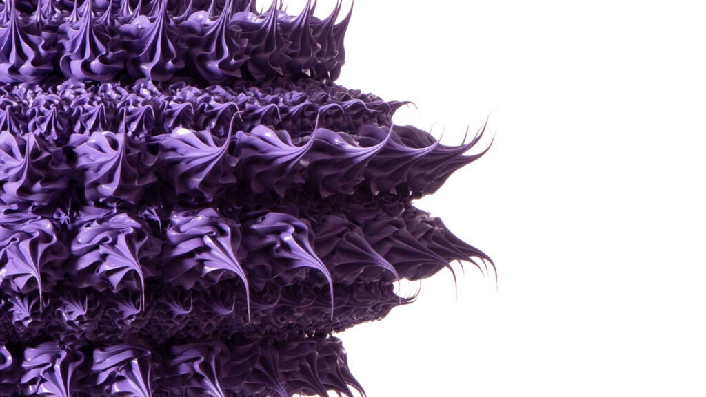 Detail. DEEP RESTING PURPLE BALANCE © Anke Eilergerhard