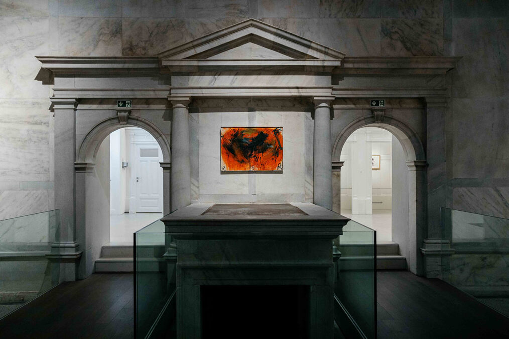 Ausstellungsansicht: Arnulf Rainer & Art Brut, Arnulf Rainer Museum. Foto: Cedrick Kollerics