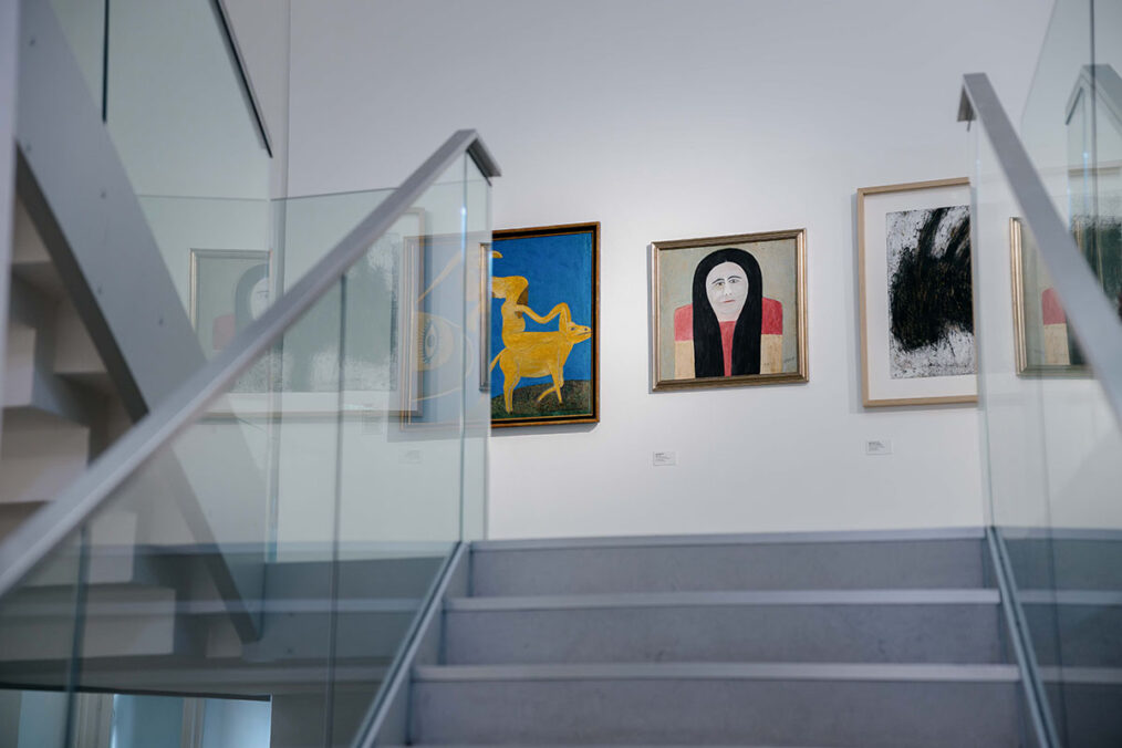 Ausstellungsansicht: Arnulf Rainer & Art Brut, Arnulf Rainer Museum. Foto: Cedrick Kollerics