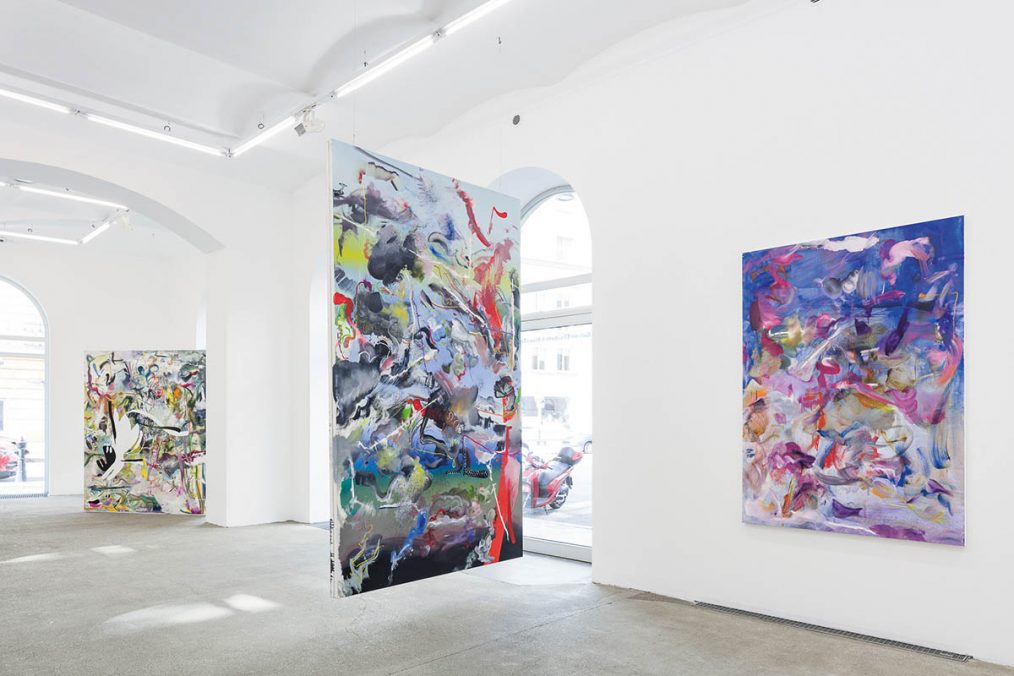 Florin Kompatscher, ROKOKO Tints, Exhibition View | Photo © Galerie Elisabeth & Klaus Thoman / kunst-dokumentation.com