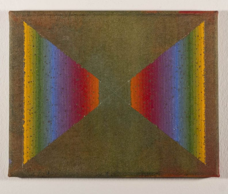 He Wei_No. 166, 2020, Öl auf Leinwand, 23x30cm