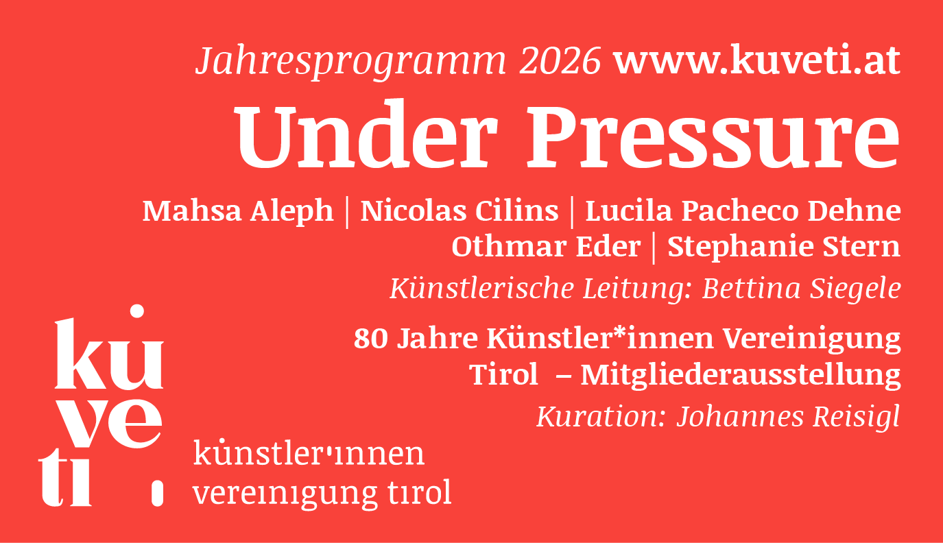Künstler*innen Vereinigung Tirol: küveti - Jahresprogramm 2026
