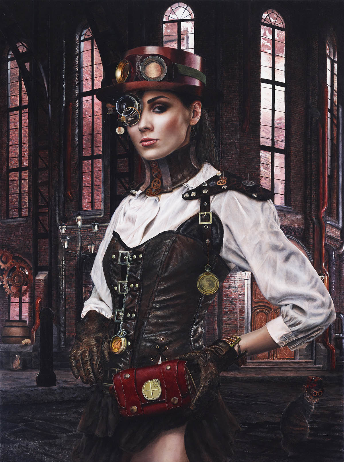 Steam Alley - 40in x 30in - Oil on Canvas - 2021 - Kevin Slaby