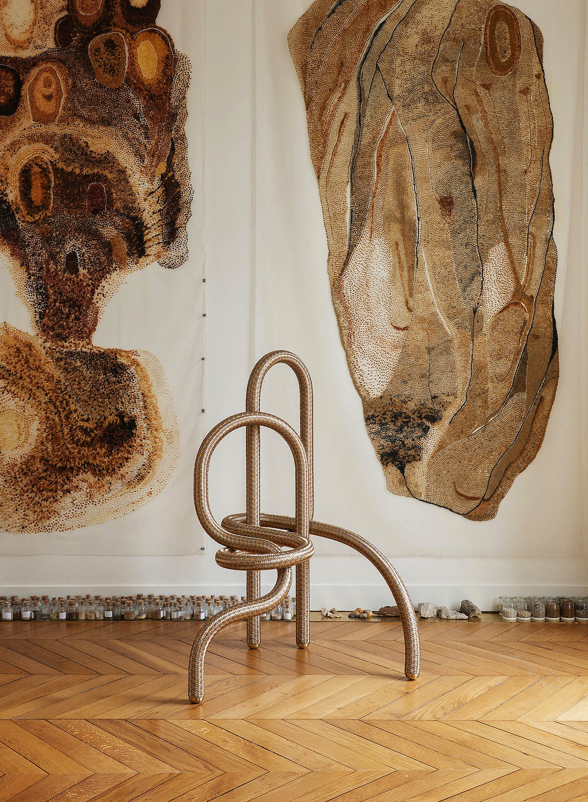 Vincent Poujardieu, Trone (Collection Knot), Issue No. 02/08, 2026, Sculpture, 90 x 72 x 110 cm, photo: Studio Brinth