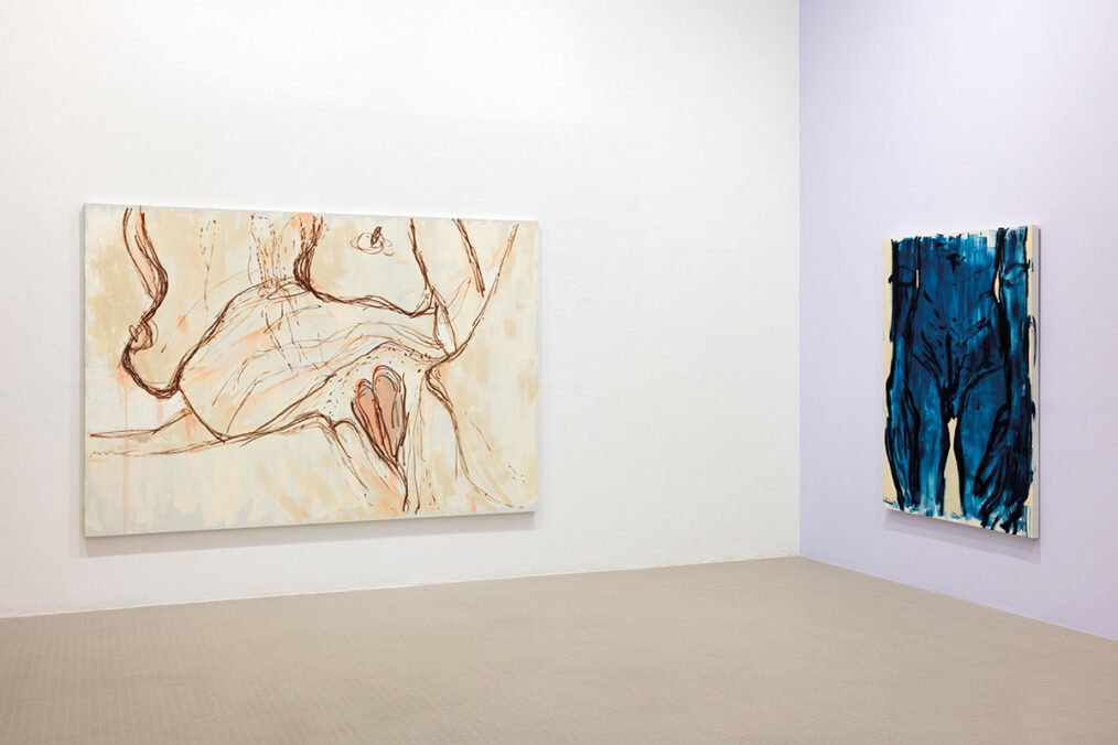 Exhibition view: Gabrielle Goliath – Bearing, Raffaella Cortese, Milan, 2026. Photo: Andrea Rossetti