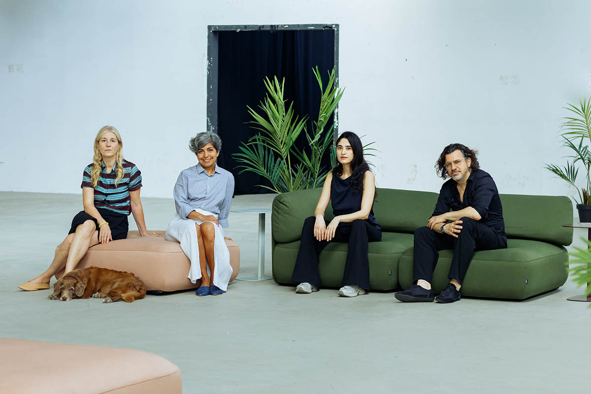 María Inés Plaza Lazo, Pierre Jorge Gonzalez, Judith Haase & Anahita Sadighi. Photo: Yanae Reichert