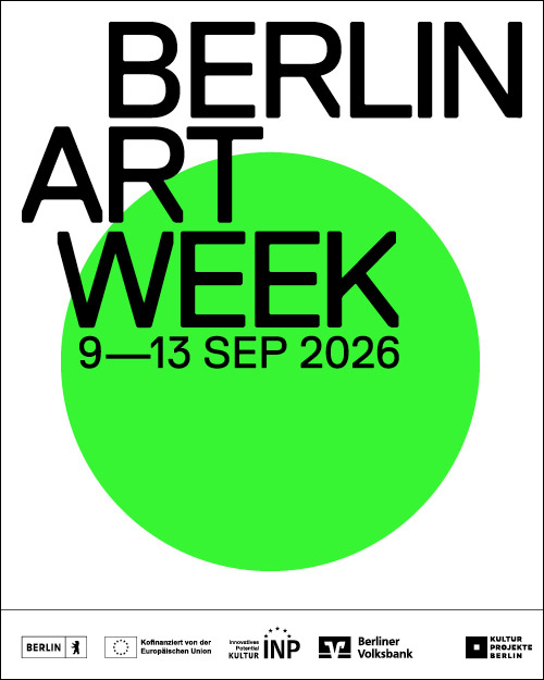 Berlin Art Week – 9. bis 13. September 2026