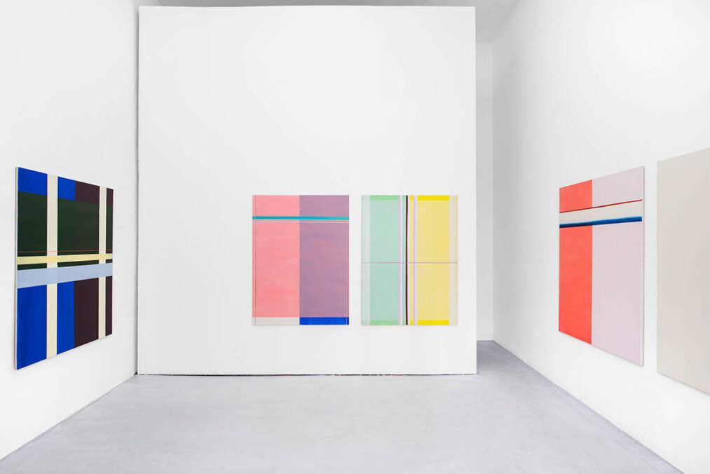 exhibition view: Myriam Mayer – Chromos at Kunsthalle.Ost, 2026. Photo: Björn Siebert