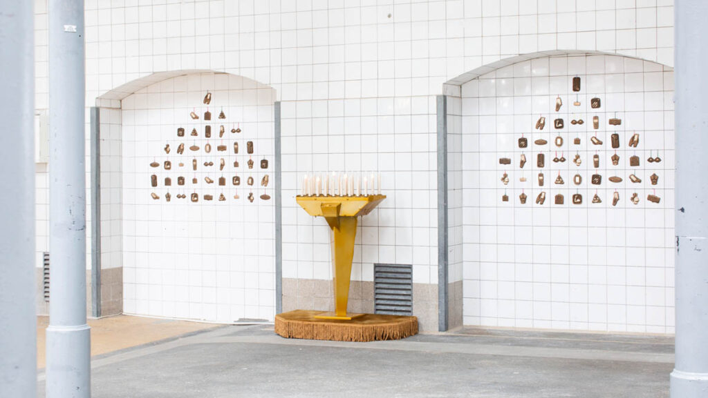 Exhibition shot Try Again Later (2026) and L’Opium du Peuple (2026), first group of works from Odermatt’s ongoing project The Last Days of Wonder. Photo by Quartier Général, Jessie Schaer