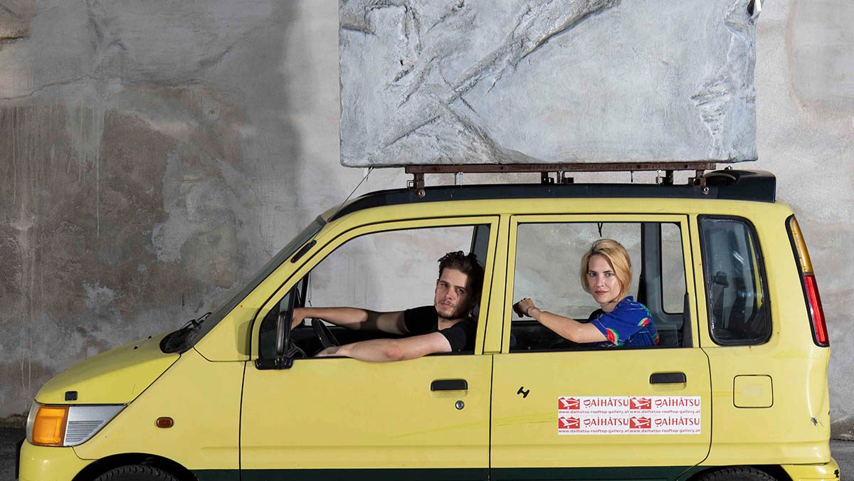 Prêt-à-Porter Titania Seidl & Lukas Thaler At Daihatsu-Rooftop-Gallery