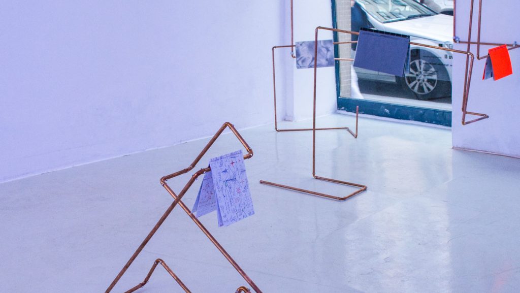 Drei Zeitfiguren #2 (Palimpsest), LLLLLL, Wien, 2021 (Foto: Darja Shatalova)