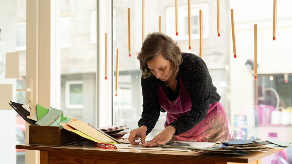 Interview mit Delphine Léger. © Erol Serbest