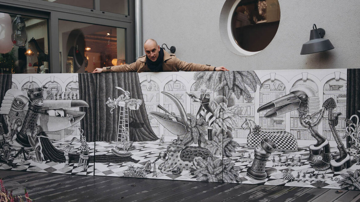 Interview. Dima Kashtalyan Artist: Dima Kashtalyan. Photo: Yulia Goncharuk, 2022