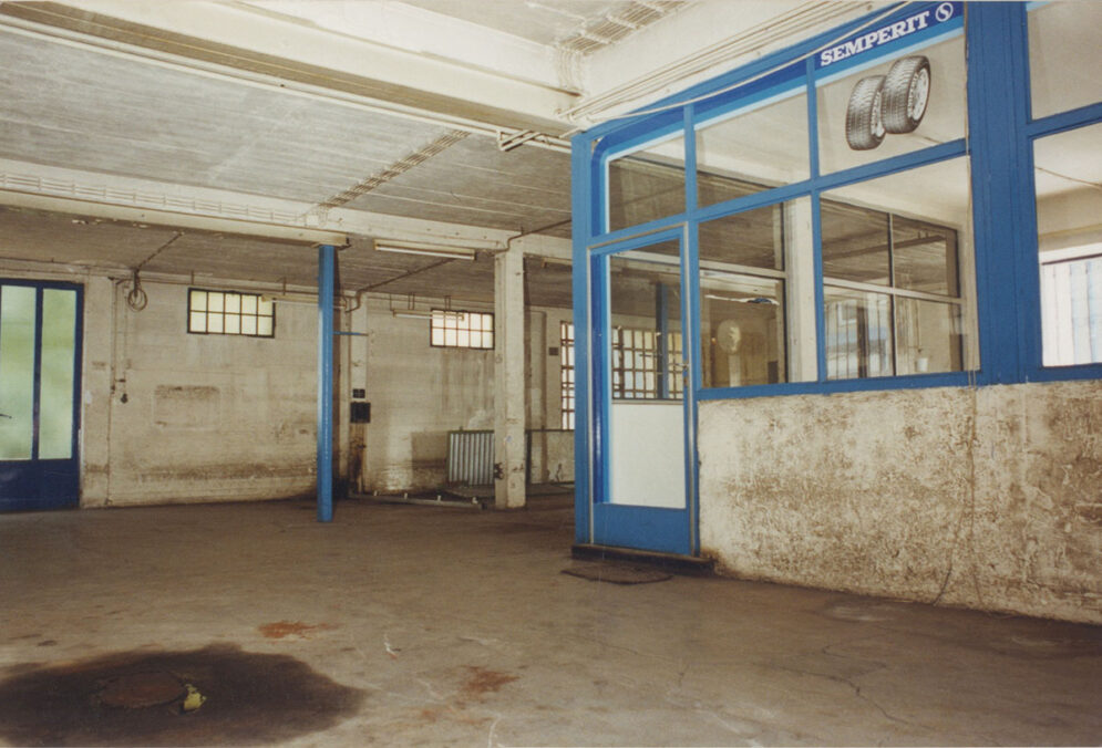 Wartezimmer Zahnarztpraxis, 1984 | Reifenhalle, 1989 © Eboran – Raum für Kunst