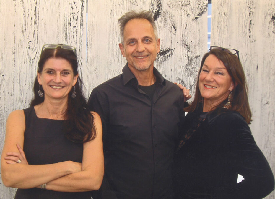 Vorstand der Galerie Eboran 2024 – Claudia Schneebauer, Christian Ecker & Veronika Hitzl © Eboran – Raum für Kunst