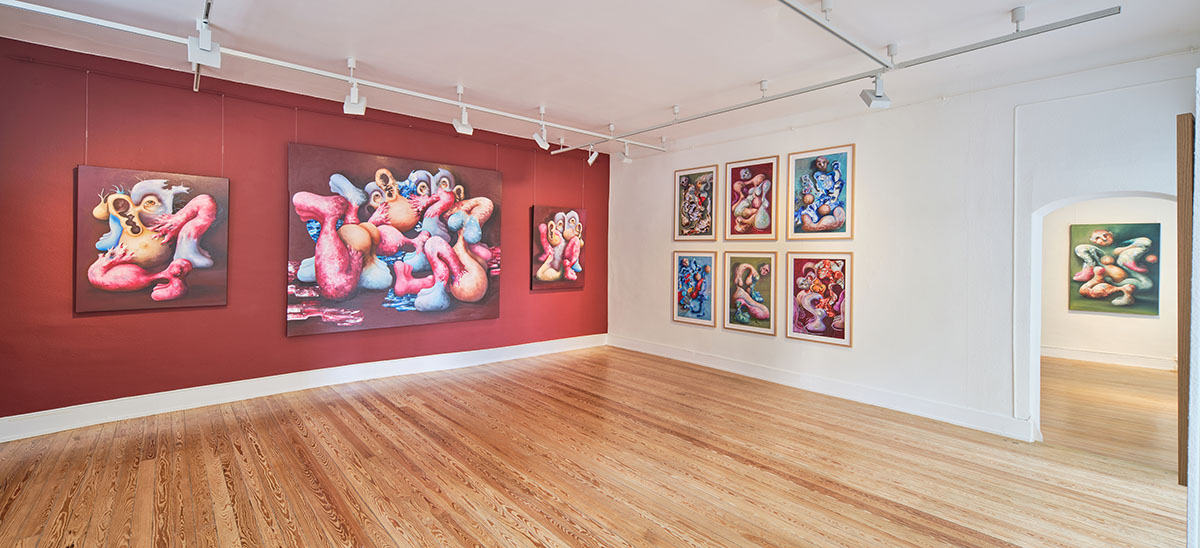 Installation view. Ebru Duruman – Breasts and Breaths, 02 March 2022 – 23 April 2022 at Bloom Galerie, Geneva
