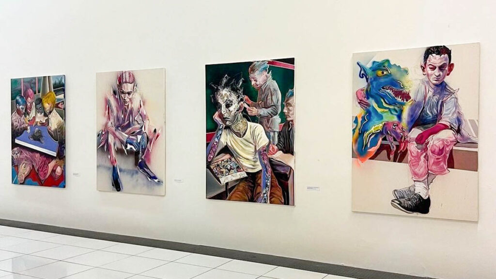 Ausstellungsansicht. Tomáš JETELA “Magic Monsters” in der Galerie Nová Síň