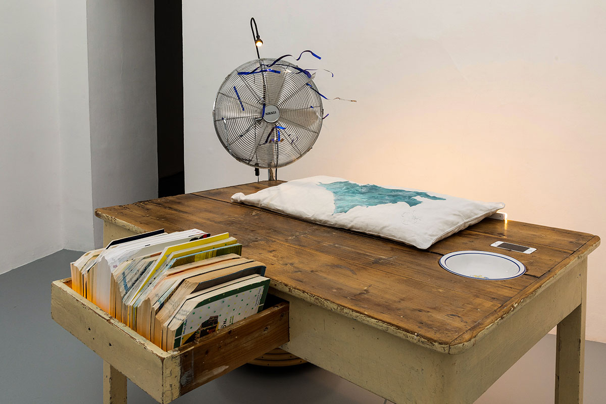 Eugenio Tibaldi, Balera, 2021, exhibition view at Umberto Di Marino Gallery, Napoli, Italy © Danilo Donzelli Photography