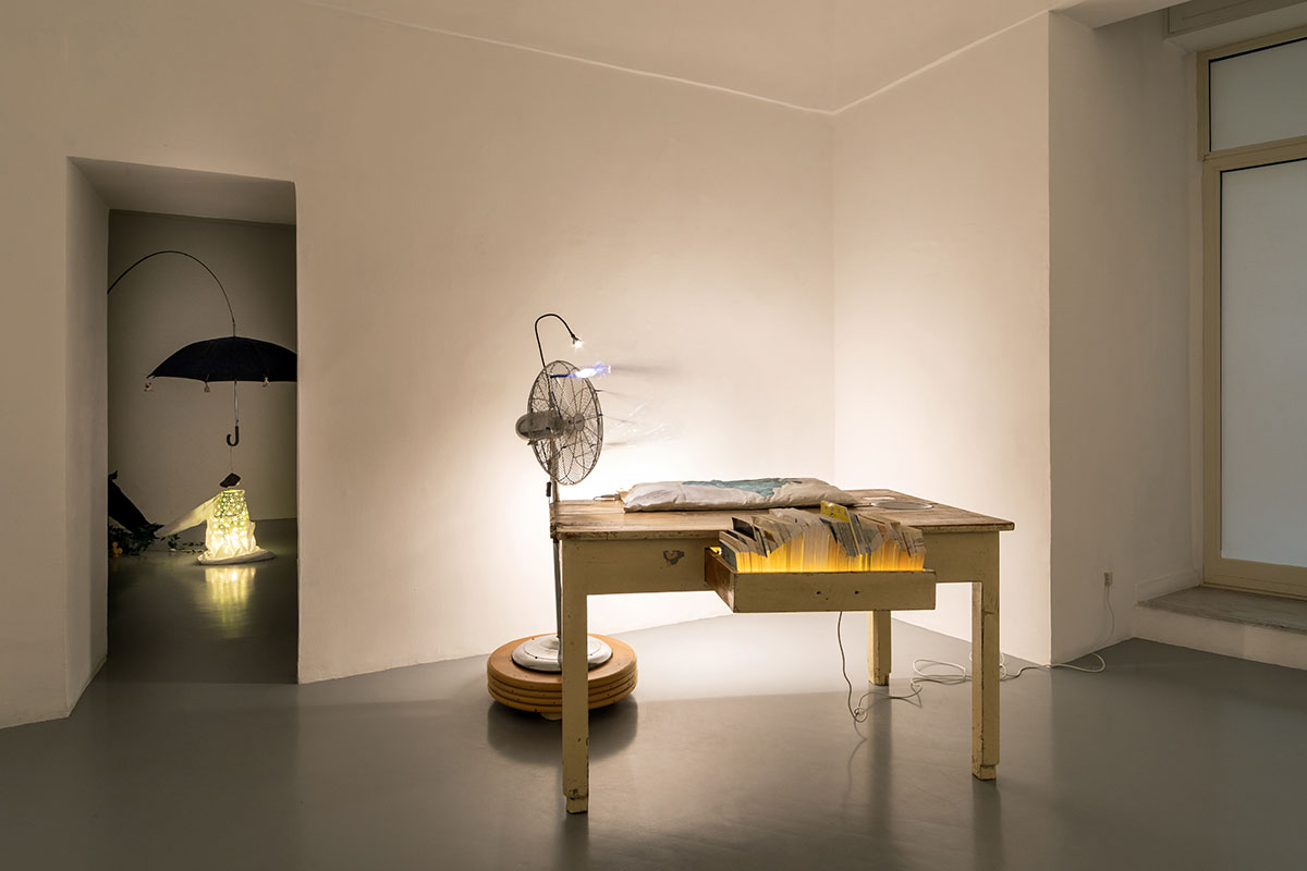 Eugenio Tibaldi, Balera, 2021, exhibition view at Umberto Di Marino Gallery, Napoli, Italy © Danilo Donzelli Photography