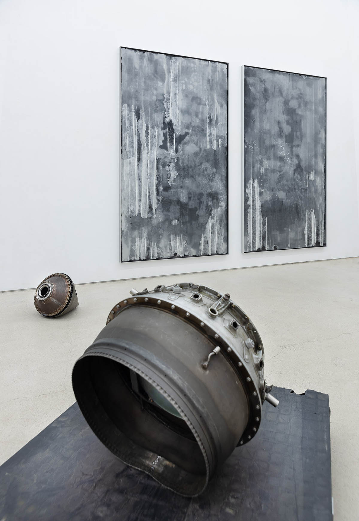 exhibition view. Casting Currents curated by Livia Klein, with Daniel Hölzl, Kaja Clara Joo, Mona Schulzek. M10, Berlin, 2025. Photo: Kaja Clara Joo