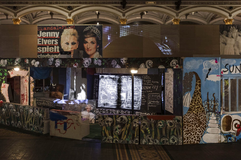 Christoph Schlingensief, Kaprow City, 2006/2007, installation view, Christoph Schlingensief: Es ist nicht mehr mein Problem, macht eure Scheiße alleine, Gropius Bau, 2026 photo © Gropius Bau, Luca Girardini / artwork © The Estate of Christoph Schlingensief
