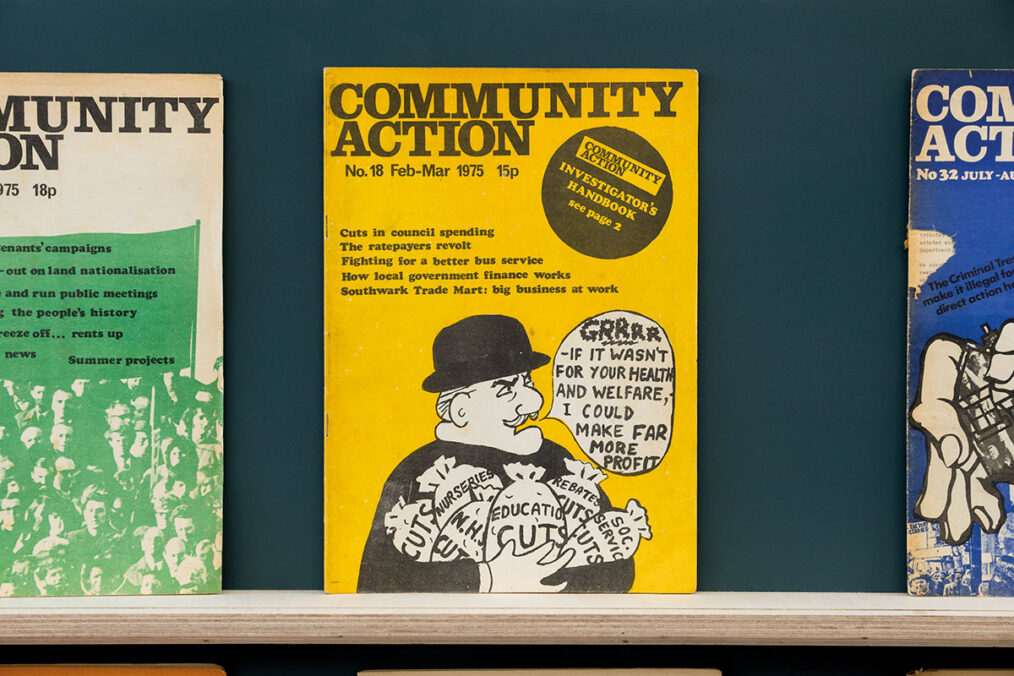 Exhibition view: For Solidarity x Document HET: Alternative Publishing and Community Undercurrents. Photo: Matt Denham